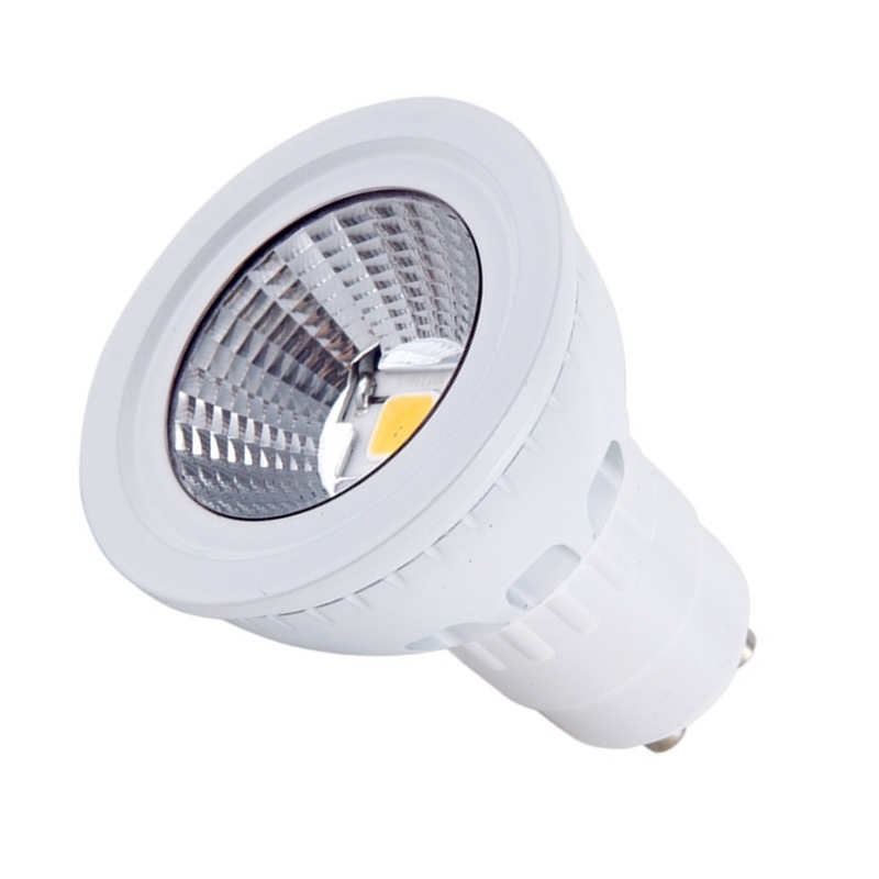 Lampe GU10 LED COB 5,5W 450 lumens 30°